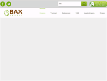 Tablet Screenshot of bax.fi